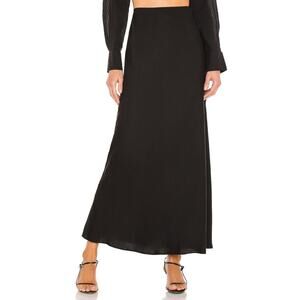 L'Academie Black Midi Skirt Size S - NWT